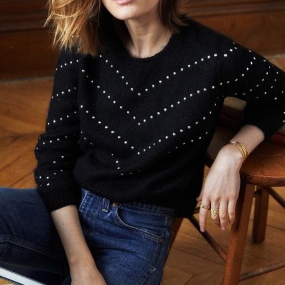 Sezane Sweaters - Sezane Elliott Sweater Mohair Wool Blend